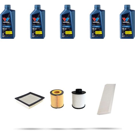 Kit tagliando 4 FILTRI e 5L OLIO compatibile con Opel Vectra C 1.9 CDTI 88kw dal 2004 (1/5)