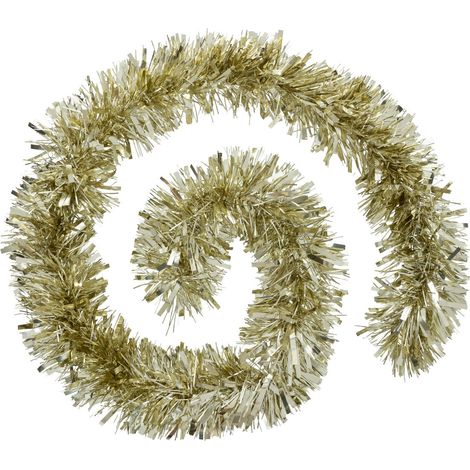 Guirlande de Noël BOA large 15 cm Or 2 tons Longueur 2 mètres - Feeric Christmas (1/2)