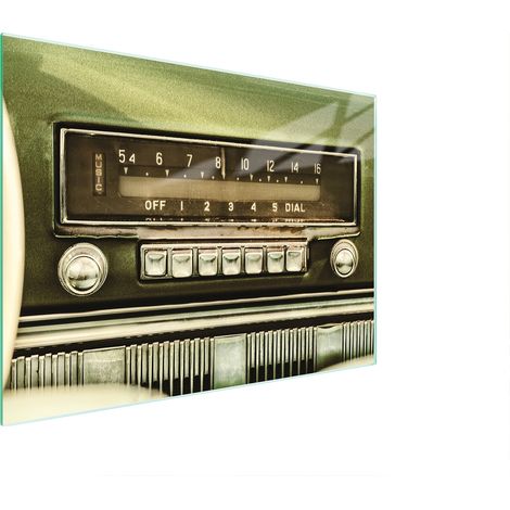 Glasschneidebrett 30x22 Radio (1/5)