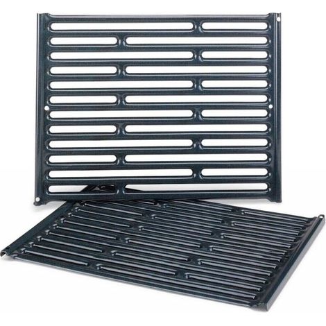 Grille de barbecue en acier émaillé pour Weber Spirit 200/500 – Compatible anciens modèles avec boutons sur tablette – Remplacement durable