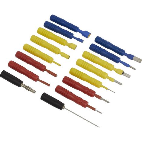 Sealey Test Lead Connector Set 16pc TLCS01 (1/2)