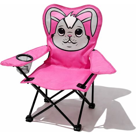 Kinder Anglersessel mit Getränkehalter Hase-MCM1000-pink-hase (1/5)
