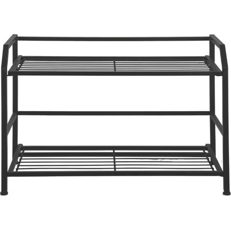 Scaffale Multiuso Evolution Struttura in Metallo Nero 67 x 30 x 44 cm (1/2)