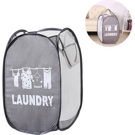 Les paniers à linge pliables, les paniers de rangement pour le linge, les paniers de rangement, les seaux et les paniers de rangement ronds conviennent à l'organisation de la maison et aux chambres d' (1/5)