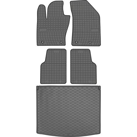 Set di tappetini in gomma per auto e tappetino per bagagliaio per Jeep Compass SUV da agosto 2017