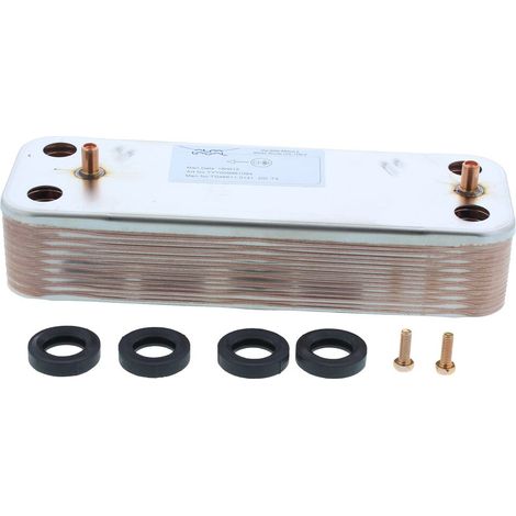 Baxi 7225723 Heat Exchanger DWH - 16 Plate  Replacement Spare Part