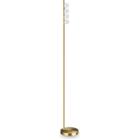 Piantana Da Terra Contemporanea Ping Pong Metallo Ottone Led 12W 3000K Ip20 (1/2)