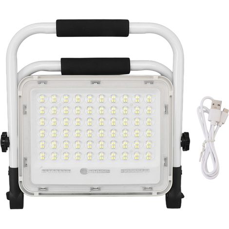 Tragbarer LED-Fluter mit hoher Leuchtkraft (200 W) für den Außenbereich, Notfälle und Nachtmärkte. (1/5)