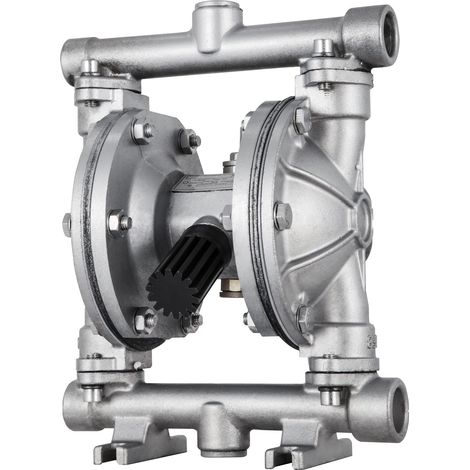 VEVOR Pompa pneumatica a doppia membrana, ingresso e uscita da 1/2", 8,8 GPM e massimo 120 PSI, membrana in PTFE per petrolio, diesel, olio e fluidi a bassa viscosita (1/5)