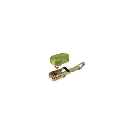 Cinghia da carico con gancio J per allacciare oggetti in modo rapido e sicuro 8 m x 500 mm