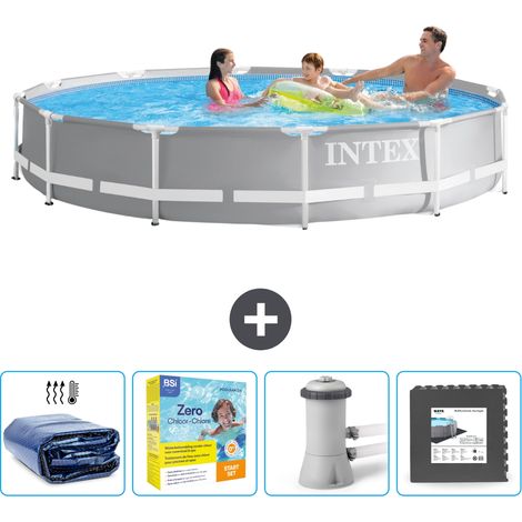 Prism Frame Pool Rund - 366x76 cm - 5-teilig SCB10 (1/5)