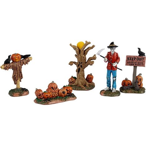 Creepy Pumpkin Patch Set Of 5 Cod. 52513