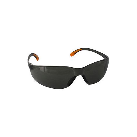 Schutzbrille (45 m/s) Rauchgläser. Norm EN166 F.