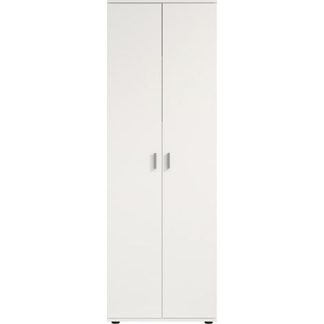 Basics Kleiderschrank 2 Türen weiß.
