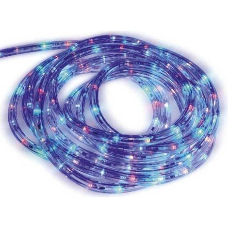 Striscia luminosa LED multicolore per uso esterno – 6, 10, 18 o 40 metri – 24 metri – Blu