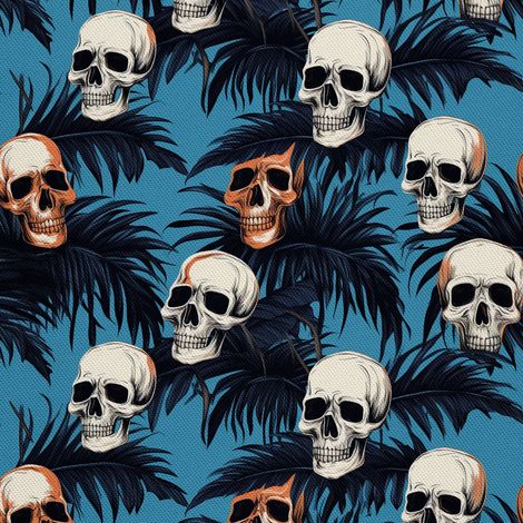 Tela Oxford decorativa para exteriores - Motivo de calavera I DX4771 (1/5)