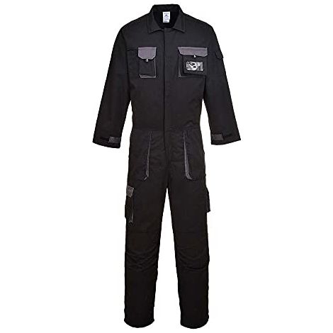 Tuta da lavoro multitasche Portwest CONTRAST TEXO Nero / Grigio S (1/3)