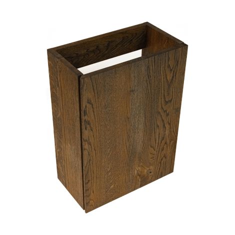 Saniclass Holz Pure meuble lave-mains - 39.4x21.5x55cm - 1 porte - Chêne charcoal (1/5)