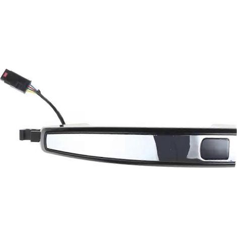 Poignée de porte avant gauche avec clé intelligente pour Buick Regal, Encore et Chevrolet - Placage noir et argent - (1/5)