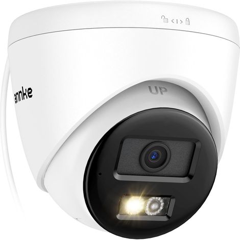 3K PoE Caméra Surveillance avec Audio Bidirectionnel, IP PoE Caméra Vision Nocturne, Détection Personne/Véhicule, IP67 Externe pour la Vidéosurveillance (1/5)