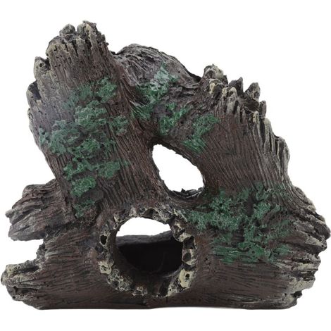 Aquarium Arbre Camion Décoration Résine Haute Simulation Fadeless Fish Tank Arbre Camion Ornement avec Trous GM1358 (1/5)