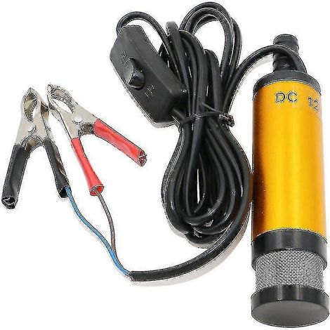 JANMIR-Pompe submersible 12 V, pompe de transfert d'eau, d'huile et de diesel de 38 mm