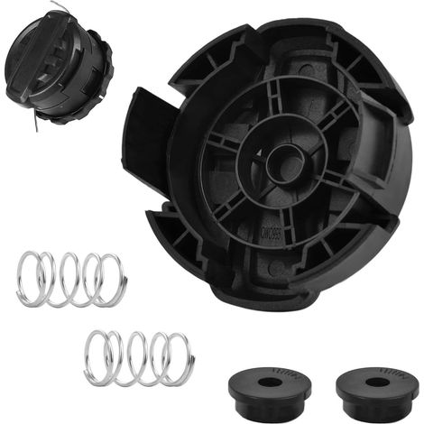 DWO1DT995 Weed Eater Tête de coupe-herbe Accessoires de rechange pour bobine de coupe-bordures Dewalt DCST922P1 DCST922B DCST972X1 avec 2 ressorts Weedeater et 2 capuchons à ressort (1/5)