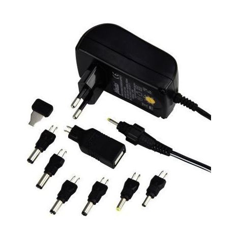 Alecto Universal-Öko-Netzadapter 1500 mA schwarz (1/4)