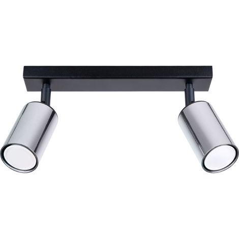 Ceiling lamp WINX 2 black/chrome (1/5)