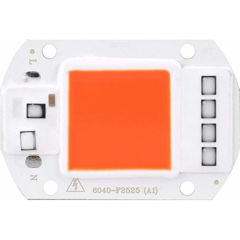 Fdit LED COB Lampe, 220 V Wechselstrom, Lichtquelle für DIY-LED-Spotlights, Flutlicht, Energiesparlampe, 50 W (orange)