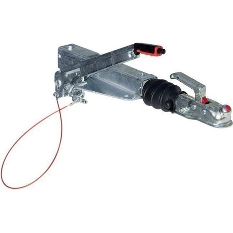 Tête d'attelage AL-KO 161S – Fixation en V – Capacité 1600 kg pour remorques freinées – Charge à la rotule 100 kg (1/2)