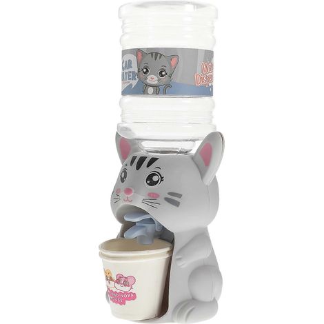 Fontaine à eau jouet puzzle, distributeur d'eau pour enfants, mini distributeur d'eau pour jeux d'imitation-23X8.5CM-Grey (1/3)
