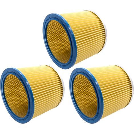 3x Trade-Shop Lamellenfilter Filterpatrone Ersatz für LIV Extra 2000, Metabo AS 8000 ASA 9001, Rowi 20 PX 1.1, Simpa, Starmix NT10, Tarrington House WVC3500 (1/4)