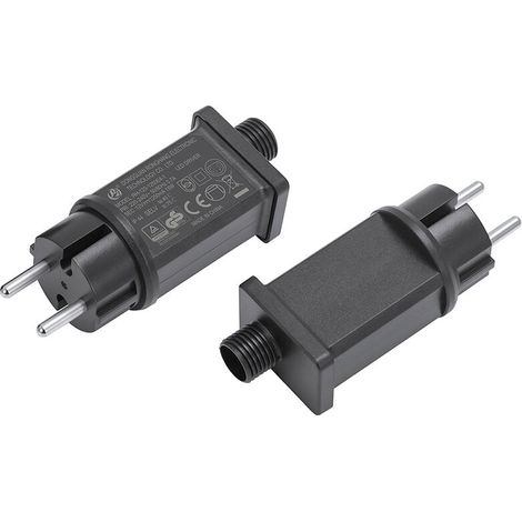 Alimentatore LED da 12 V, trasformatore LED IP44, adattatore driver LED a bassa tensione per luci natalizie e luci a catena (2 pezzi)