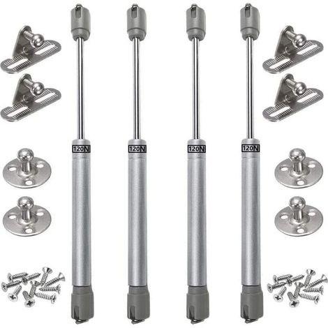 4PCS vrins gaz 120N verin meuble hydraulique ressort amortisseurs gaz d\'origine porte armoire de cuisine Bras pneumatique pour levage de porte armoire (1/4)