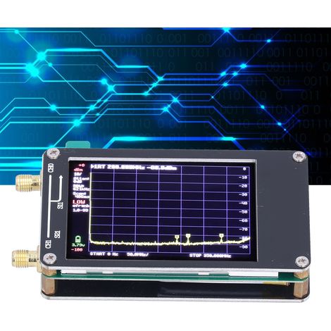 Tragbarer Miniatur-Spektrumanalysator (2,8 Zoll), 0,1–960 MHz (1/5)