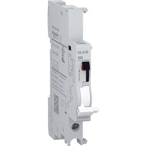 Interrupteur SCHNEIDER Multi9, 2-100 mA, connexion par le bas, compact et efficace.