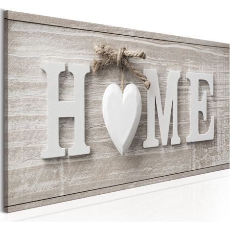 Tableau Imprimé "Beloved Home" 30 x 90 cm (1/2)