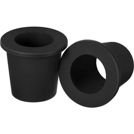 Stabilizzatore per fori da 2 a 2,5 pollici per ombrelloni da giardino e adattatore per pali da 1,5 pollici (nero, confezione da 2)