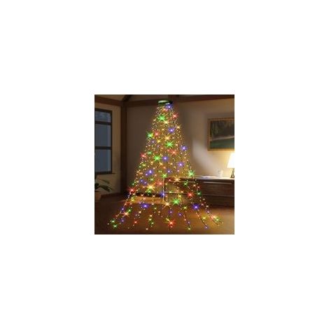 Guirlande lumineuse sapin de Noël 2m – 16 branches avec 400 LED – Étanche IP65 – 8 modes d'éclairage – Décoration intérieure et extérieure (1/5)