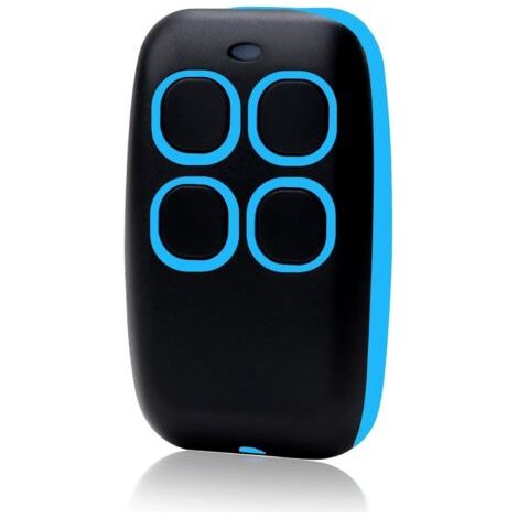 Télécommande universelle 2 pièces 4 en 1 pour portails et garages – Télécommande multi-fréquence Rolling Code 280 à 868 MHz, programmateur auto-apprenant avec liste de compatibilité (1/4)