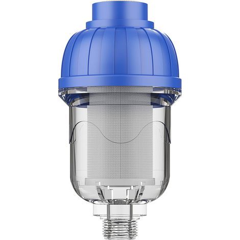 Filtre à sédiments réutilisable de 1/2 pouce, filtre à sédiments rotatif, filtre à eau en maille d'acier inoxydable 316 de 40 microns, adapté aux machines à laver, chauffe-eau (1/4)