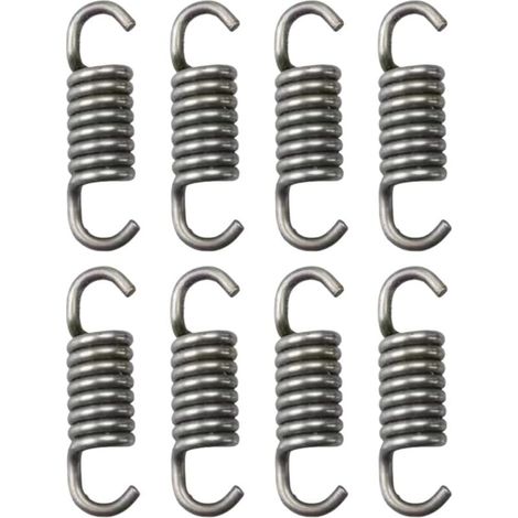 8 Pièces Ressorts d'embrayage Compatibles avec Les Tondeuses à Gazon Les Débroussailleuses Les Scooters 43CC - 52CC Embrayage de Type GTS Tondeuse à Gazon Pièce de Rechange pour Tronçonneuse (1/5)