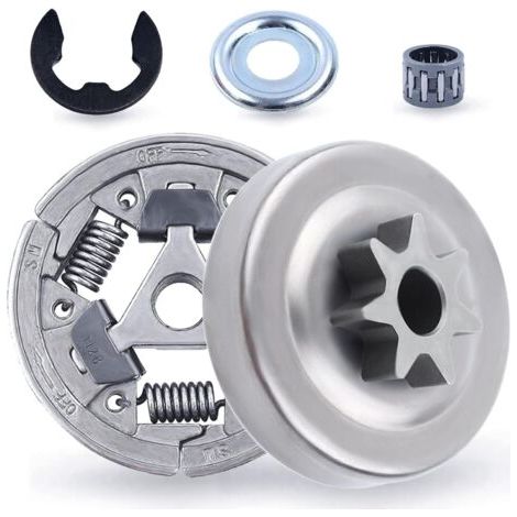 Pignon de chaîne 3/8' à 7 dents pour STIHL MS311 MS362 MS391 MS461 – Kit 5 pièces avec embrayage et roulement – Performance OEM (1/5)