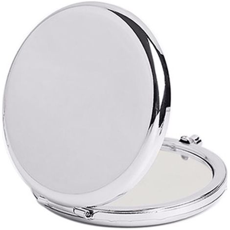 Miroir de poche compact pour hommes, femmes et filles, élégant miroir cosmétique de voyage pour sac à main ou pochette, petit miroir portable et pratique. (1/5)