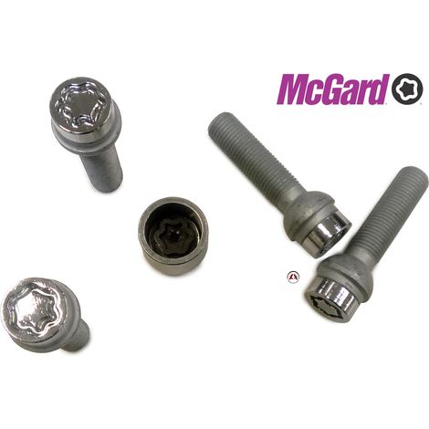 4 VIS ANTIVOL SU MCGARD M14X1.5/ R12/ LONG. 50MM/ Ø17MM