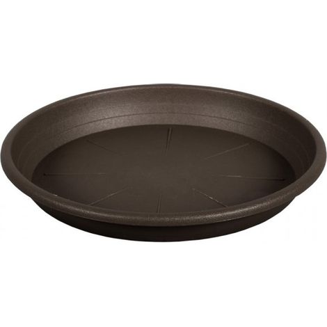 Sottovaso Cilindro in plastica D28 cm Bronzo VECA