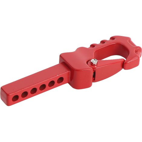 Crochet d'attelage pour remorque RC Easy Control, compatible avec les modèles 4101, 4102 et 4082 (échelle 1/10 et 1/8), rouge. (1/5)