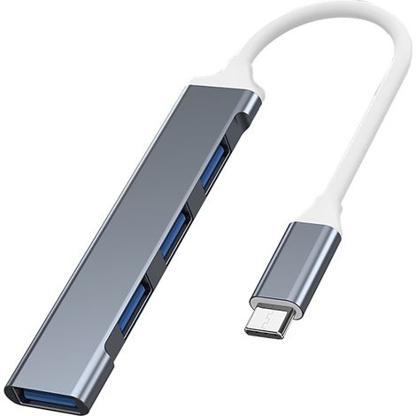 VAKOSS HUB USB-C TC-4125X 1XUSB 3.0 3XUSB 2.0 (1/3)
