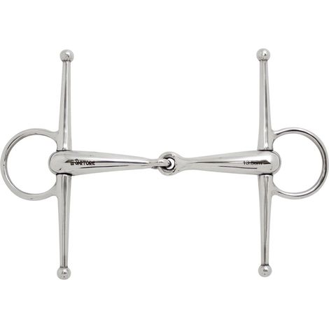 12,5 cm: Morso ad asta snodata in acciaio inox vuoto 20 mm